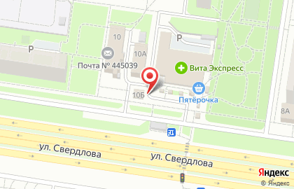 Киоск по продаже фруктов и овощей в Автозаводском районе на карте