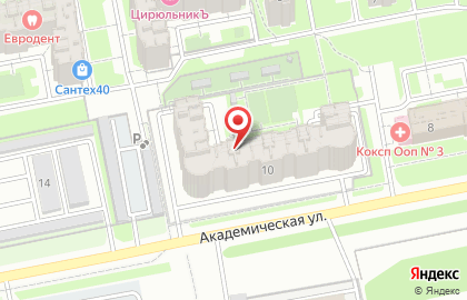 Строящиеся объекты, ОАО Центрспецстрой на карте