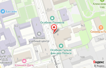 Военный комиссариат г. Санкт-Петербурга в Адмиралтейском районе на карте