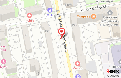 Автостоянка в Екатеринбурге на карте