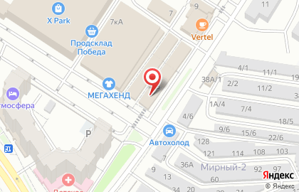 Магазин автозапчастей для иномарок в Гаражном проезде на карте