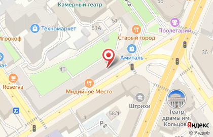 Абсолют Банк в Воронеже на карте