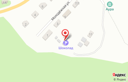 Шоколад, усадьба на карте