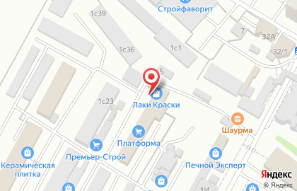 Магазин Лаки Краски в Советском районе на карте