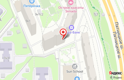 Языковой клуб Англичанка на метро Волоколамская на карте