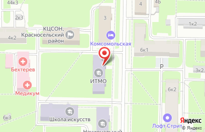 Столовая на Комсомольской 2-ой, 5 на карте