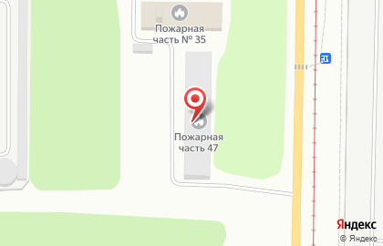 Пожарно-спасательная часть №47 на карте
