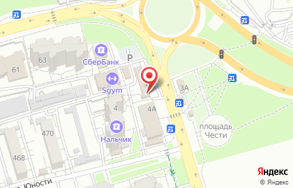 Магазин косметики в Нальчике на карте