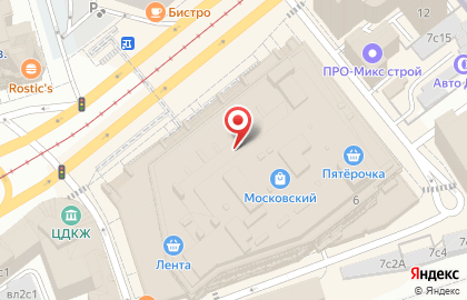 Магазин косметики и парфюмерии Sephora в ТЦ Московский на карте